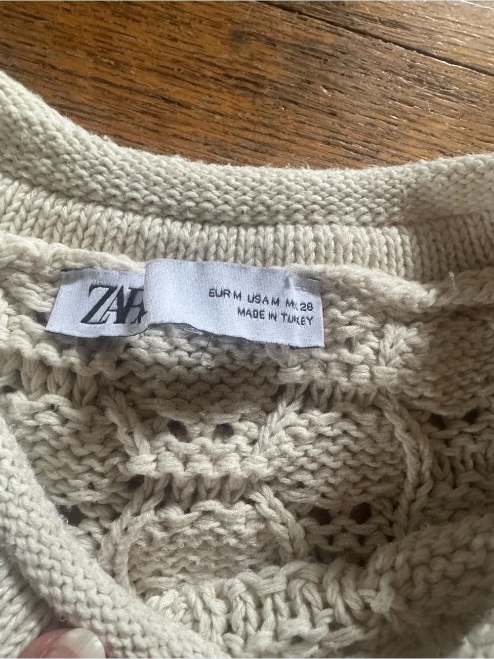 Zara Knit Cropped Top - Picture 2 of 3